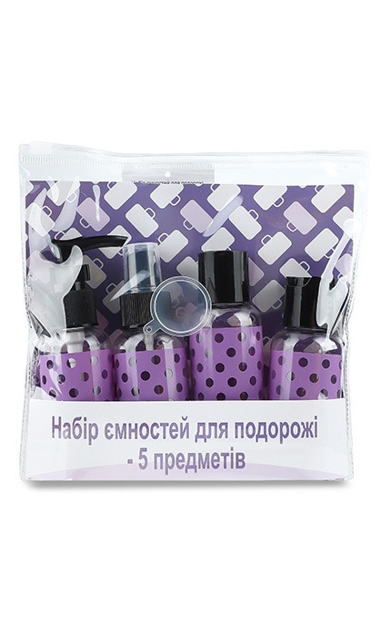 MIINE-Набор емкостей для путешествия 5 предметов Ningbo Evershine International Co Ltd 1 шт-4894819564053