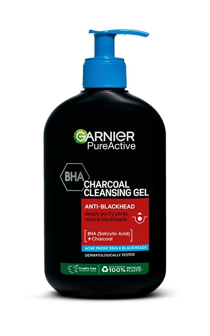 SKIN NATURAL-Гель для вмивання Garnier Pure Active з вугіллям проти чорних цяток-3600542566278