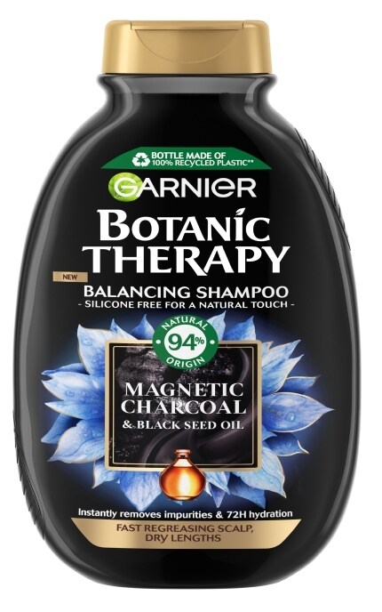 BOTANIC THERAPY-Шампунь для волосся Garnier Botanic Therapy Магнетичне вугілля та чорний кмин, 250 мл-3600542512565