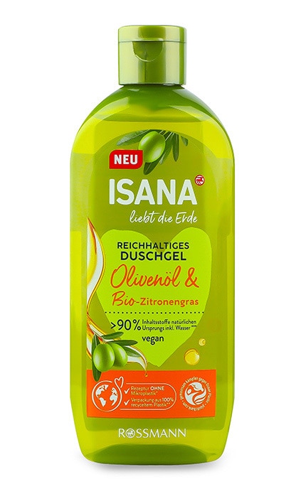 ISANA-Гель для душу Isana Olive oil 250 мл-4305615955605