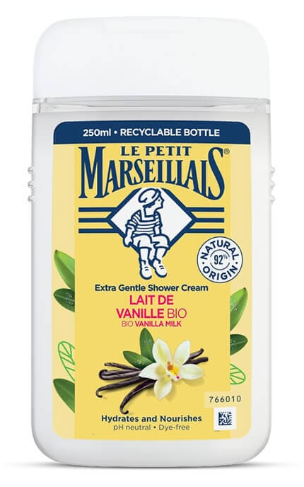 MARSEILLAIS-Гель для душа Le Petit Marseillais Ваныльное молоко 250 мл-3574661711362
