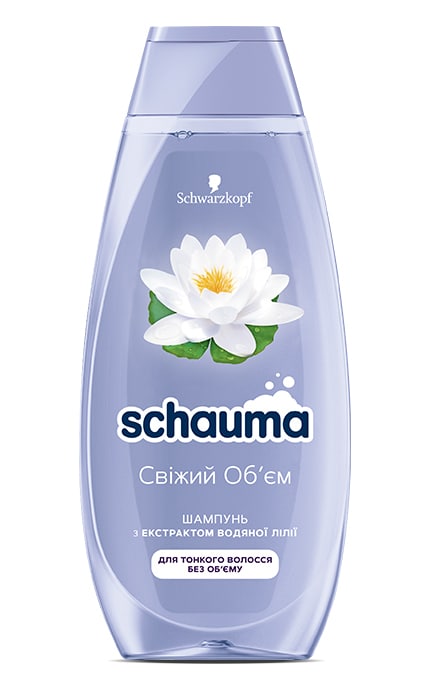Лифтинг-Шампунь для волос Schauma Fresh Объем 24 часа Для жирных волос 400 мл