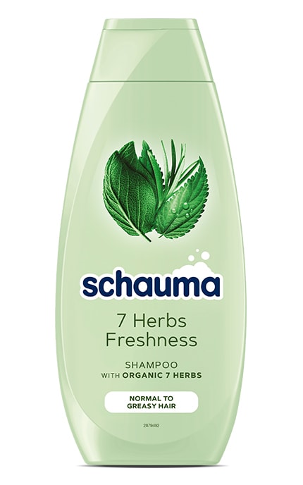 SCHAUMA-Шампунь для волосся Schauma Сім трав 400 мл-3838824086750