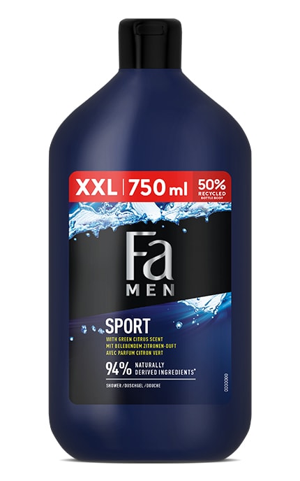 FA-Мужской гель для душа Fa Sport 750 мл-5201143728942