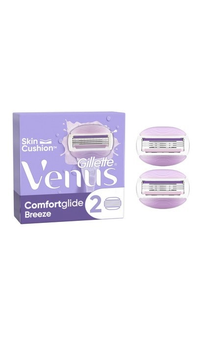 GILLETTE VENUS-Змінні картриджі для гоління Venus Breeze з гелевою смужкою 2 шт-7702018886432