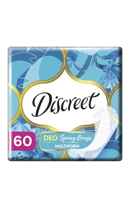 DISCREET-Ежедневные прокладки Discreet Ocean Breeze Scent, 60 шт-8700216153096