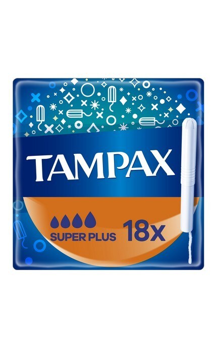 TAMPAX-Тампоны Tampax Compak Super Plus с аппликатором, 18 шт-8006540716670