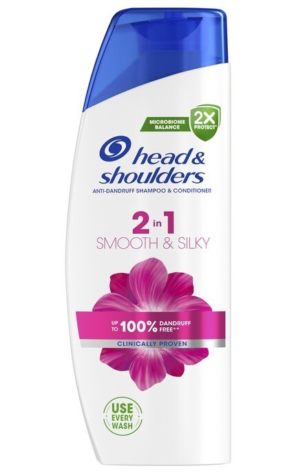 HEAD and SHOULDERS-Шампунь против перхоти Head & Shoulders Гладкое и шелковистое 2-в-1, 330 мл-8700216304856