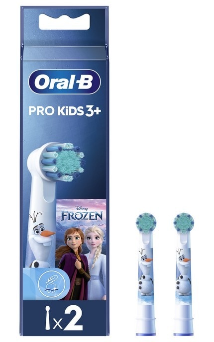 ORAL B-Насадки сменные к электрической зубной щетке Oral-B Kids Frozen II 3+, 2 шт-4210201383994
