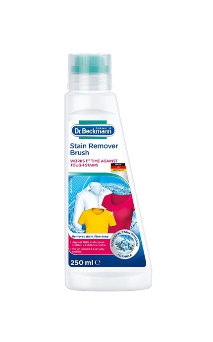 BECKMANN-Засіб для виведення плям з щіткою для всіх кольорових тканин Dr. Beckmann PreWash 250 мл-4008455628011