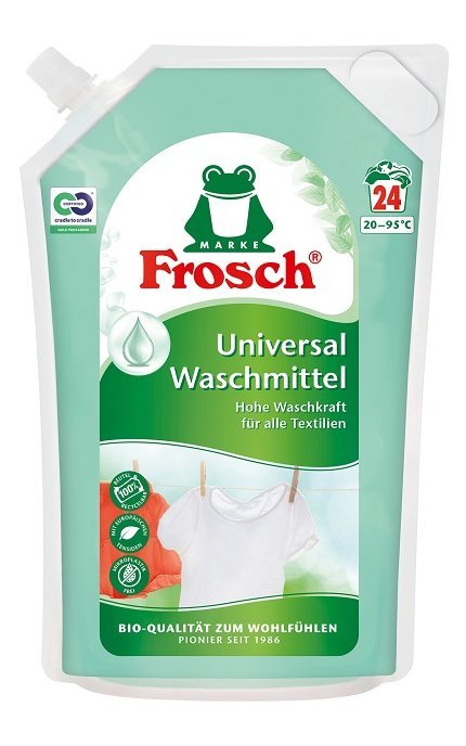 FROSCH-Жидкое средство для стирки Frosch для цветных вещей, 1.8 л-4001499960253