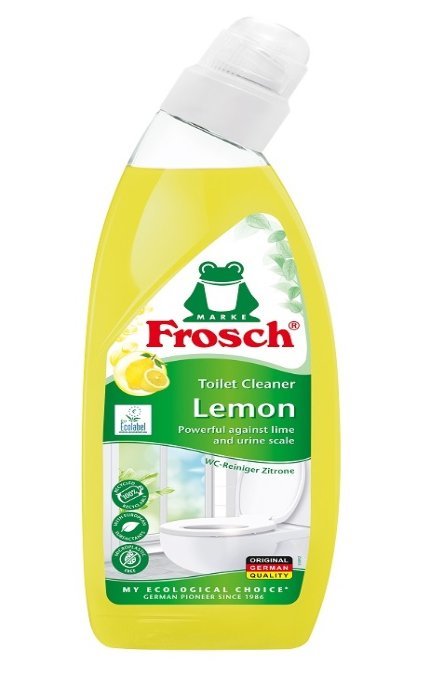 FROSCH-Очиститель унитаза гелевый Frosch Лимон гель 750 мл-4001499142420