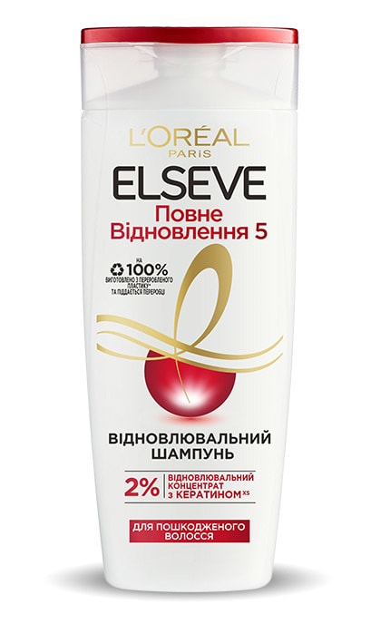 Шампунь для волос Elseve Полное восстановление 5 250 мл | Watsons