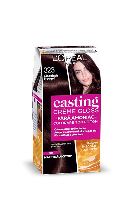 Краска для волос без аммиака Сasting Creme Gloss 323 черный шоколад 1 шт