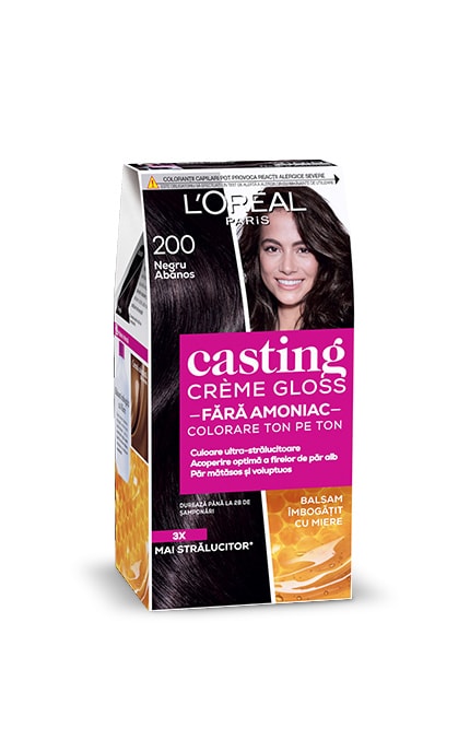 Краска для волос без аммиака Сasting Creme Gloss 200 черный кофе 1 шт