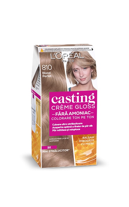 Краска для волос без аммиака Сasting Creme Gloss 810 перламутровый русый 1 шт