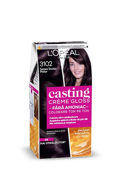 Краска для волос без аммиака Сasting Creme Gloss 3102 холодный темно-каштановый 1 шт