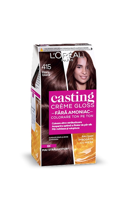 Краска для волос без аммиака Сasting Creme Gloss 415 морозный каштан 1 шт