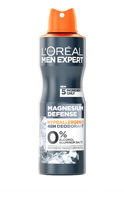 MEN EXPERT-Дезодорант антиперспирант мужской L'Oreal Paris Men Expert Magnesium Defence 150 мл-3600524143268