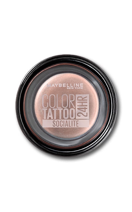 MAYBELLINE NY-Тіні для повік кремові Maybelline New York Color Tattoo 24h Socialite 4 г-3600531581466