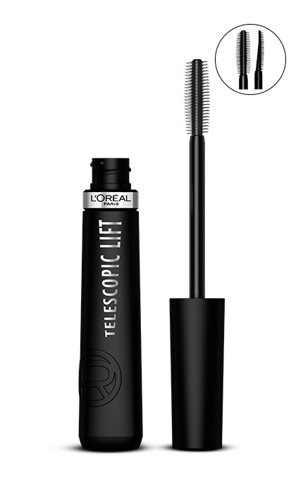 Тушь для телескопического удлинения и объема ресниц L'Oreal Paris Telescopic Lift Mascara черная, 6,4 мл