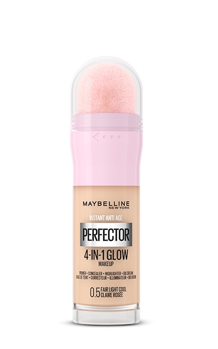 MAYBELLINE NY-Тональна основа 4 в 1 Maybelline New York Instant Perfector Glow з ефектом сяяння №0.5 20 мл-3600531662219
