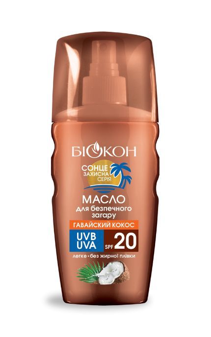 Масло для безопасного загара «Гавайский кокос» SPF 20 160 мл | Watsons