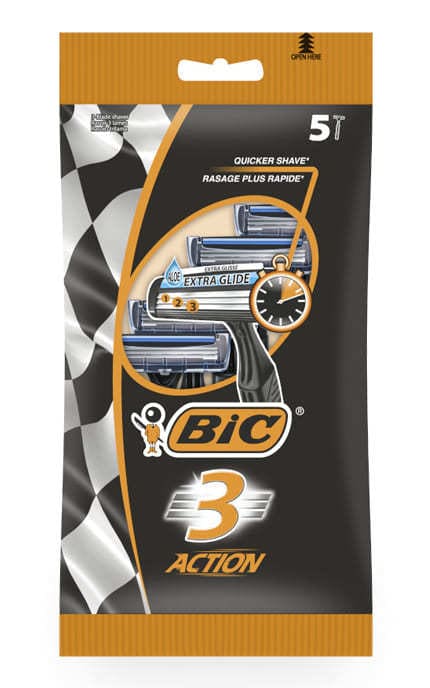 BIC-Бритва для бритья Bic Action 3 5 шт-3086123740716