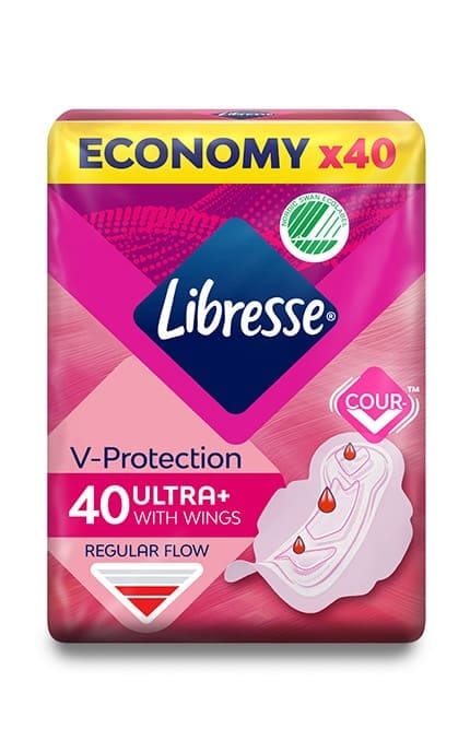 LIBRESSE-Прокладки женские гигиенические Libresse Ultra 40 шт-7322540235876