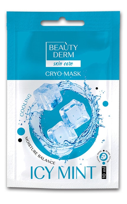 Крио-маска для лица BEAUTYDERM Icy Mint охлаждающая 10 мл | Watsons
