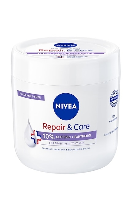 NIVEA-Крем для тела Nivea Восстановление и уход для чувствительной и раздраженной кожи, 400 мл-9005800380551