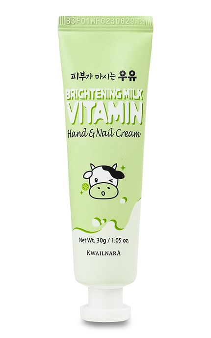 WELCOS KWAILNARA-Крем для рук та нігтів Kwailnara Vitamin Brightening milk 30 г-8803348050513