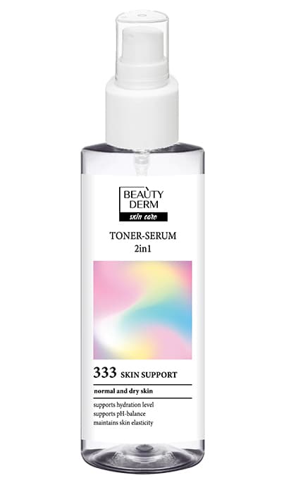 BEAUTYDERM-Тонер-сыворотка 2в1 для лица Beautyderm Ready?Glow! 100 мл-4820185224949