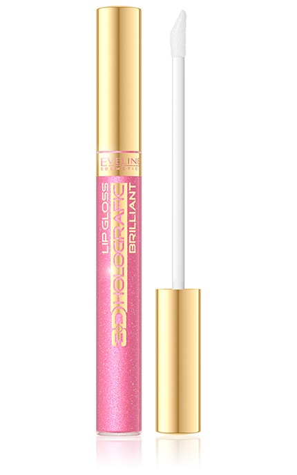 EVELINE-Блиск для губ Eveline 3D Holographic Brilliant 55 Рожевий 9 мл-5907609308795