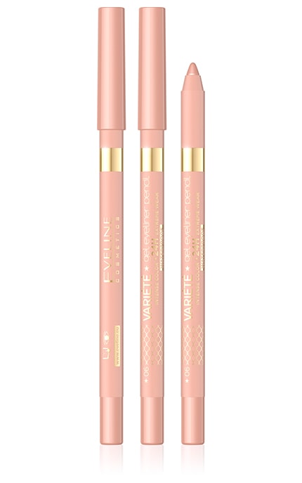 EVELINE-Карандаш гелевый для глаз Variete Gel Eye Liner 06 Champagne-5903416037927