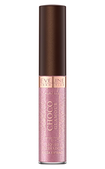 EVELINE-Pідкі тіні  Choco Glamour блискучі з екстрактром какао 04 6,5 мл-5903416058984