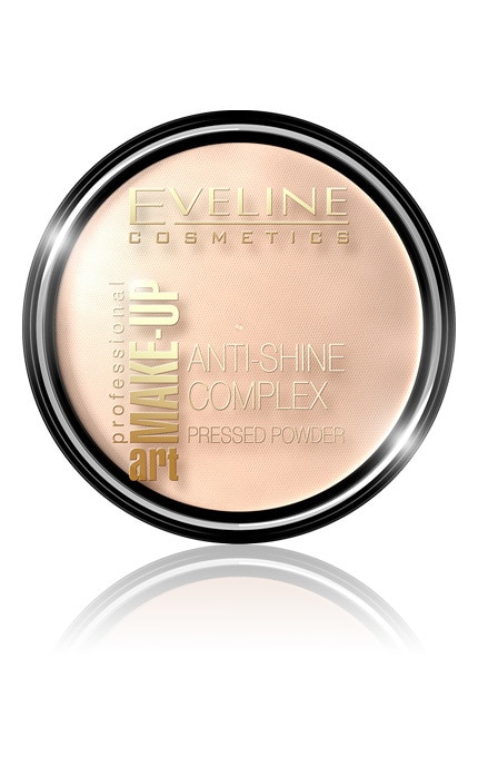 EVELINE-Компактна пудра для обличчя Eveline Cosmetics Anti-Shine Complex 32 Natural 14 г-5901761904482