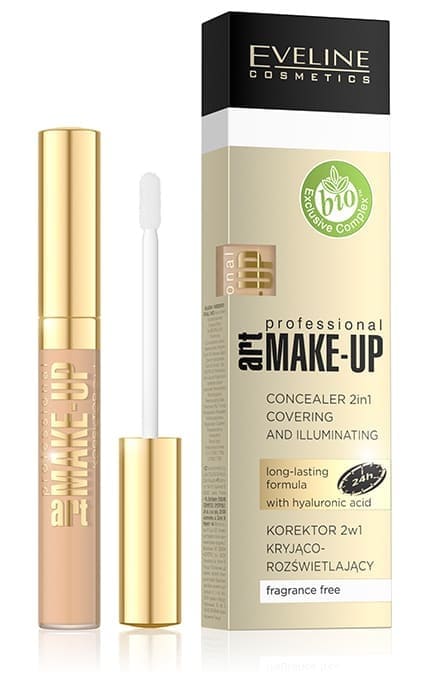 EVELINE-Корректор Eveline Cosmetics Art Professional Make-up Face Concealer 2in1 тонн 05 Nude 7 мл-5907609339195