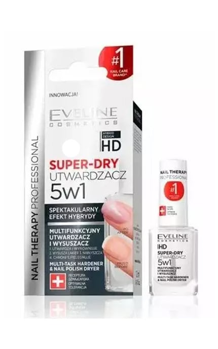 EVELINE-Сушка і зміцнювач нігтів Super Dry серії Nail Therapy Professional, 12 мл-5903416001423