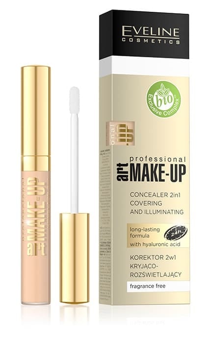 EVELINE-Корректор для лица Eveline Cosmetics Art Scenic Professional Make-up 2 In 1 04 Light 7 мл-5907609339188