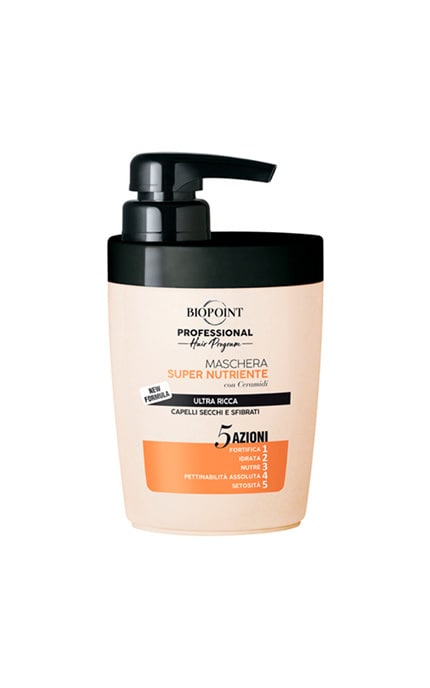 -Маска BIOPOINT Ultra Nourishing суперпитательная для поврежденных и сухих волос 300 ml-8052862410673