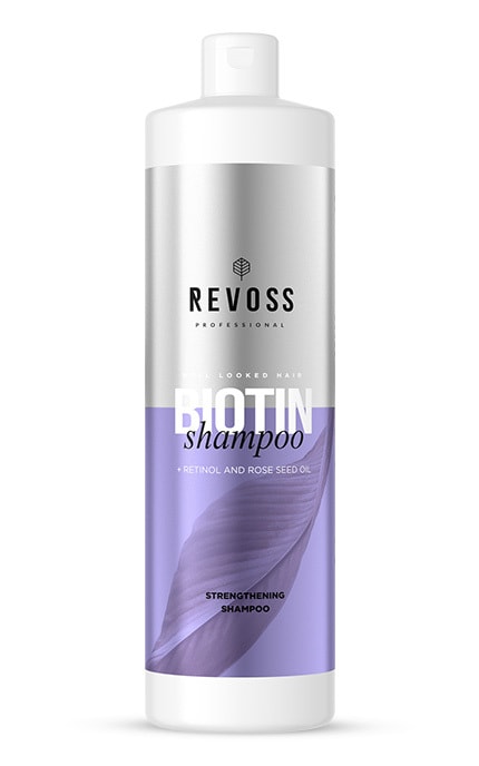 REVOSS-Зміцнювальний шампунь для волосся Revoss Professional Biotin Shampoo 900 мл-5903794192034