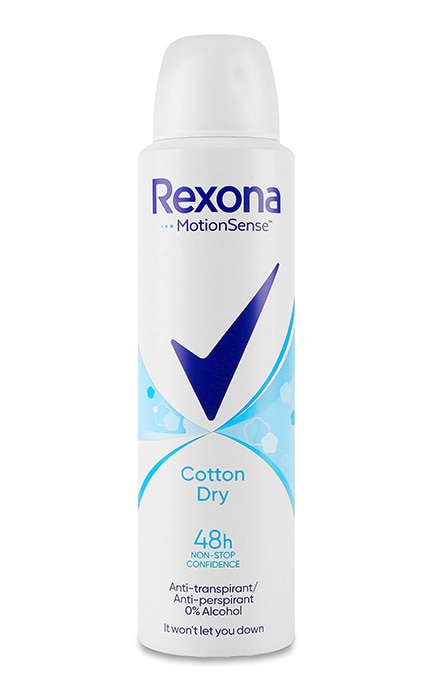 Антиперспирант-спрей женский Rexona Легкость хлопка 150 мл