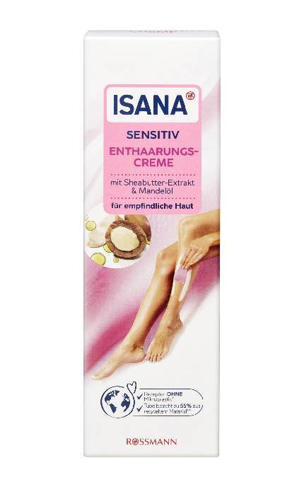 ISANA-Крем для депіляції тіла Isana Sensetive 150 мл-4305615965116