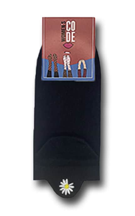 WOMEN'S CODE-Носки женские заниженные с язычком и вышивкой 23-25-4820163324463