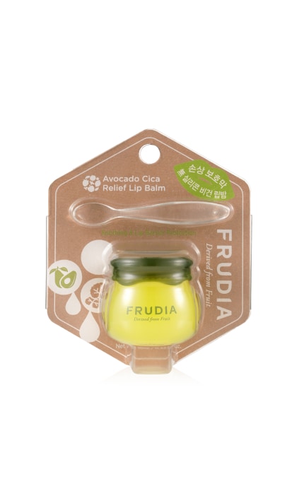 FRUDIA-Бальзам для губ Frudia Avocado Cica Relief пом'якшувальний 10 г -8803348049746