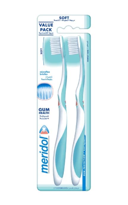 MERIDOL-Зубна щітка Meridol для захисту ясен 1+1 м'яка-8718951263109