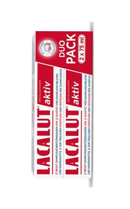 LACALUT-Зубна паста Lacalut Activ 2х75 мл-4016369542347