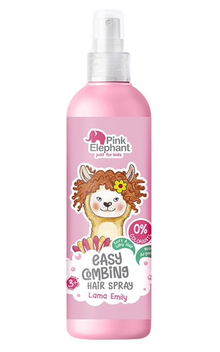 PINK ELEPHANT-Спрей детский для волос Pink Elephant Lama Emily 150 мл-8588006040920