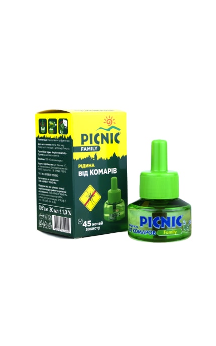 PICNIC-Рідина від комарів Picnic Family 45 ночей 30 мл-4820185020015